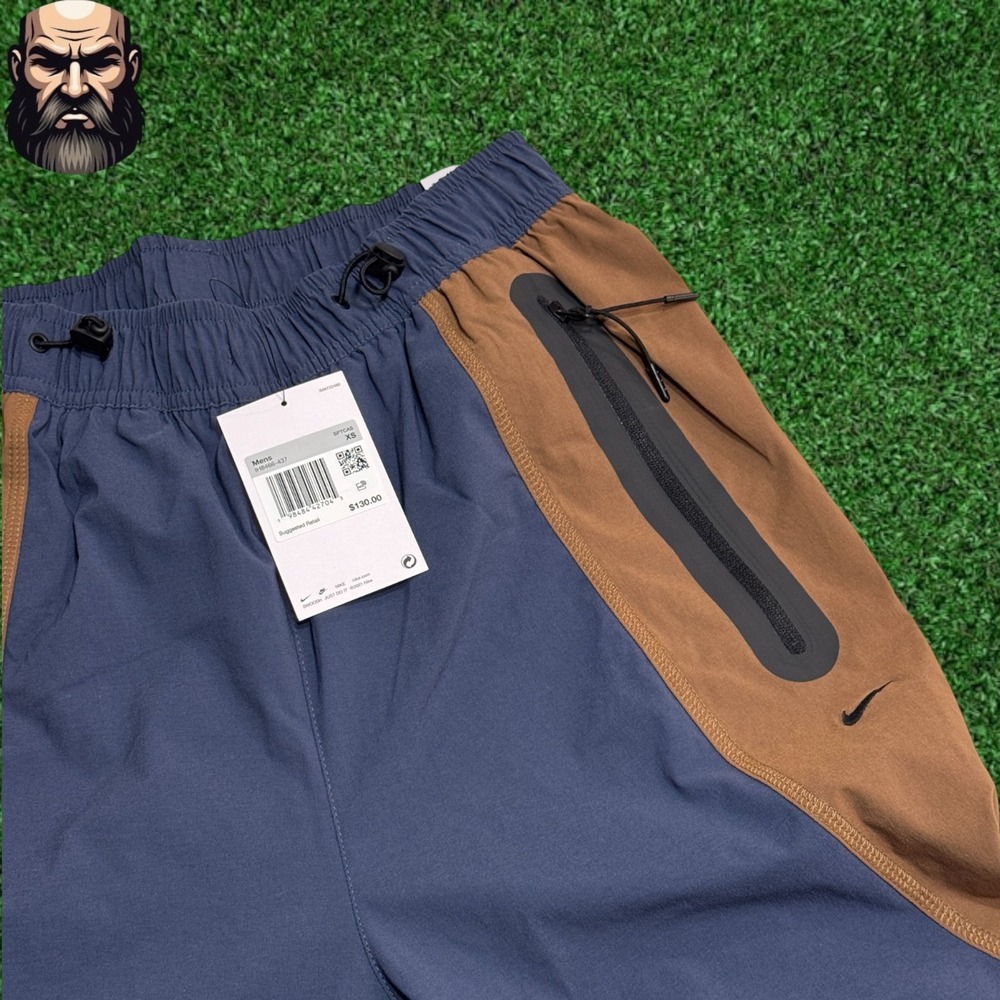 Nike Tech Woven Oversized Pants Colorblock IH8466-437 Men's Size XS - Picture 2 of 3